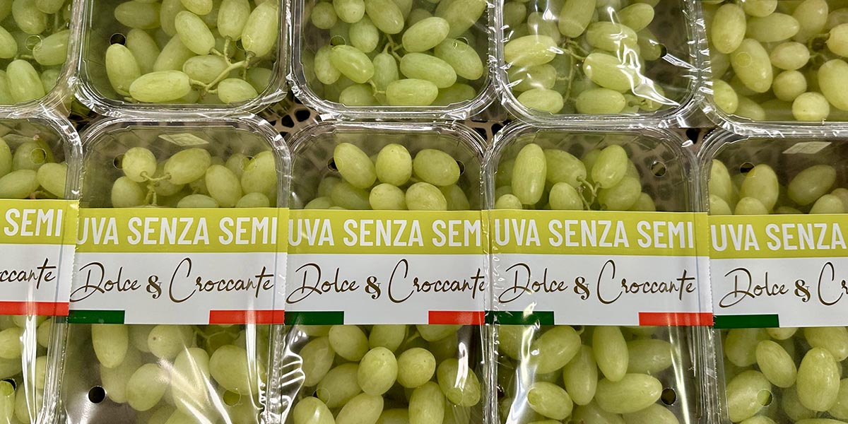 Uva da tavola, Agripuglia Fruit sceglie Carby Label®